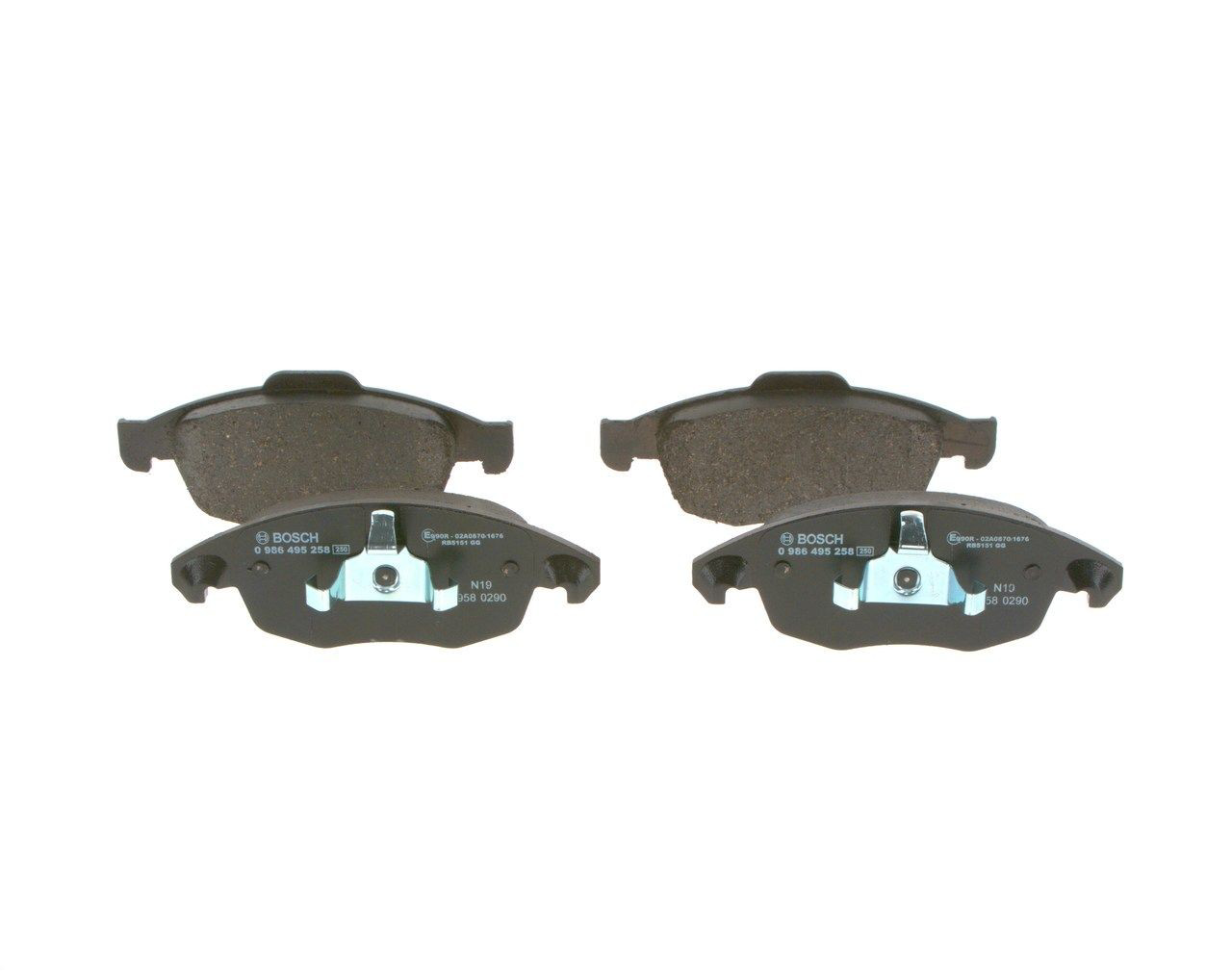 Гальмівні колодки Bosch 0986495258 ціна, від 24.32 USD
