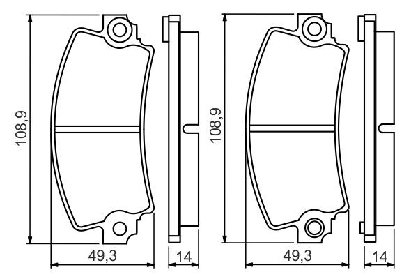 Гальмівні колодки Bosch 0986495270 ціна, від 12.86 USD