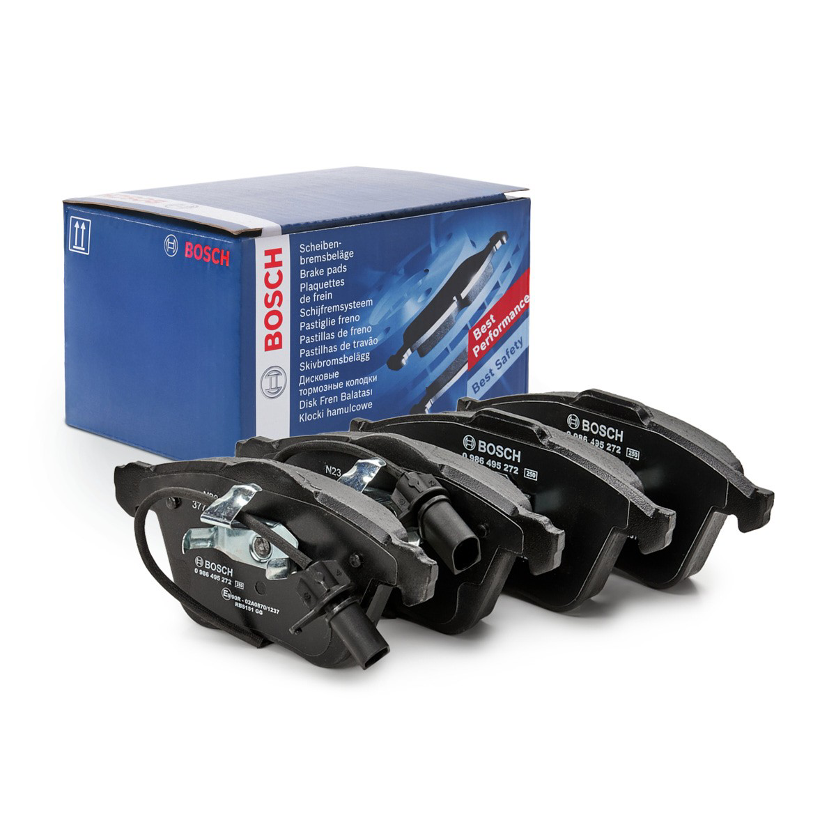 0986495272 Bosch Передні гальмівні колодки