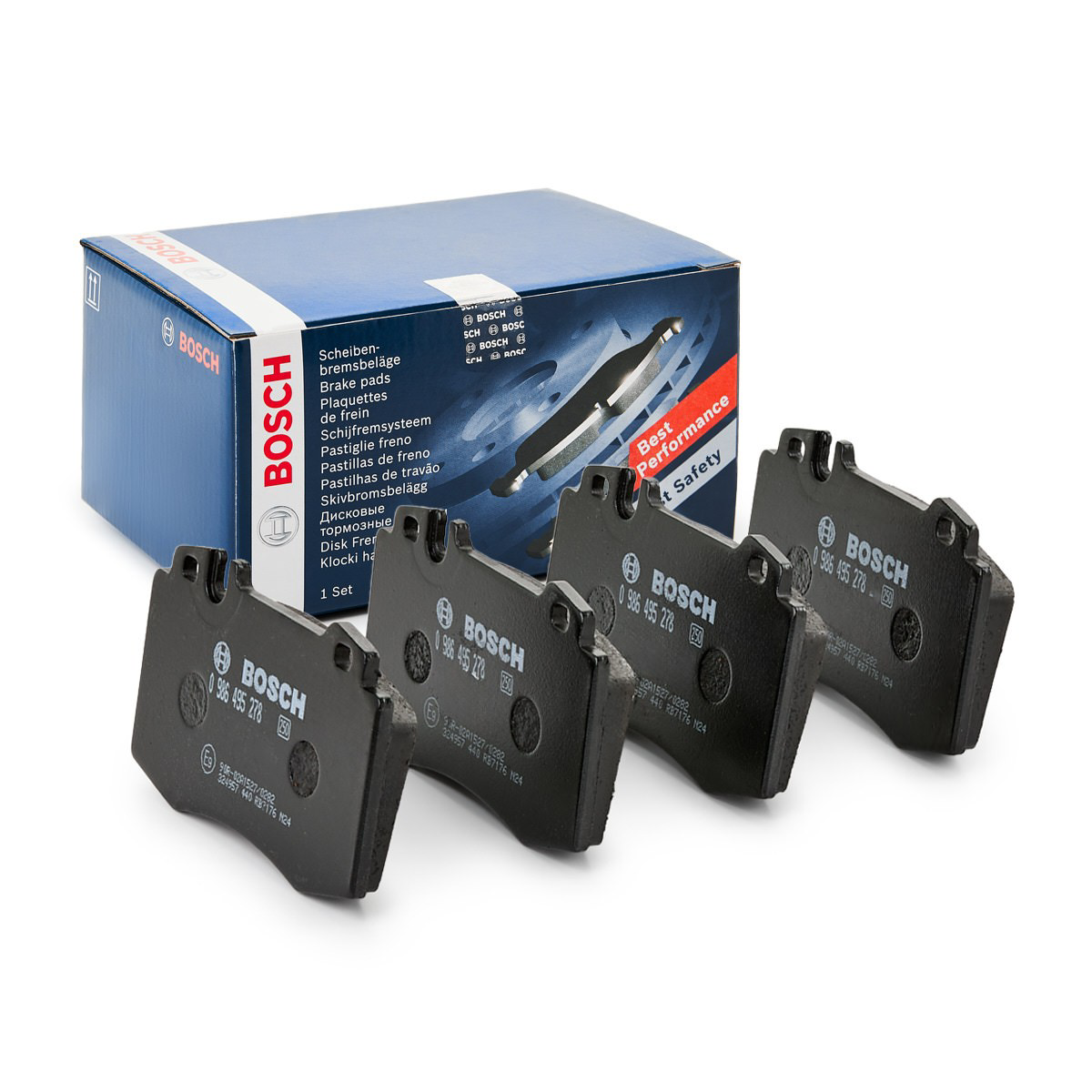 0986495278 Bosch Передні гальмівні колодки