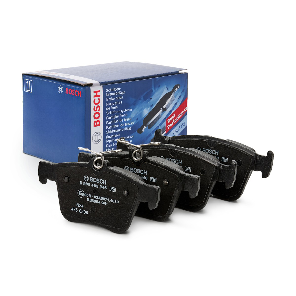 Задні дискові колодки Bosch 0986495346