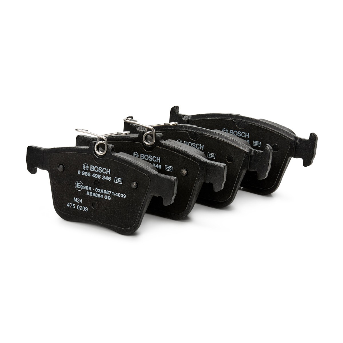 Задні гальмівні колодки Bosch 0986495346 ціна, від 27.99 USD