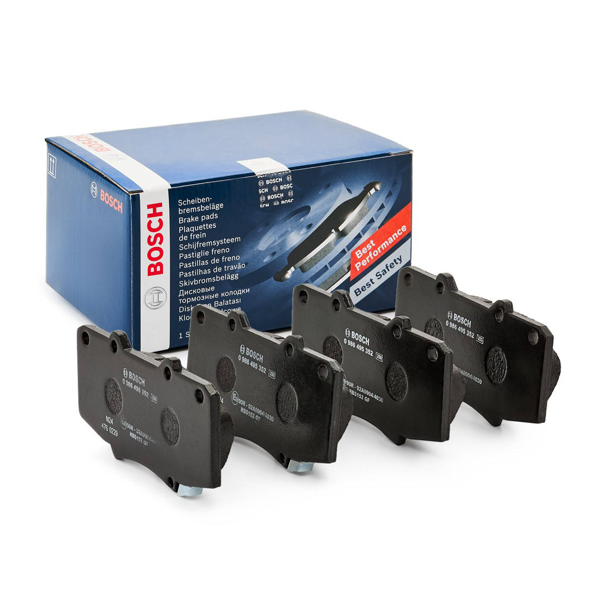 Гальмівні колодки Bosch 0986495352 ціна, від 28.91 USD