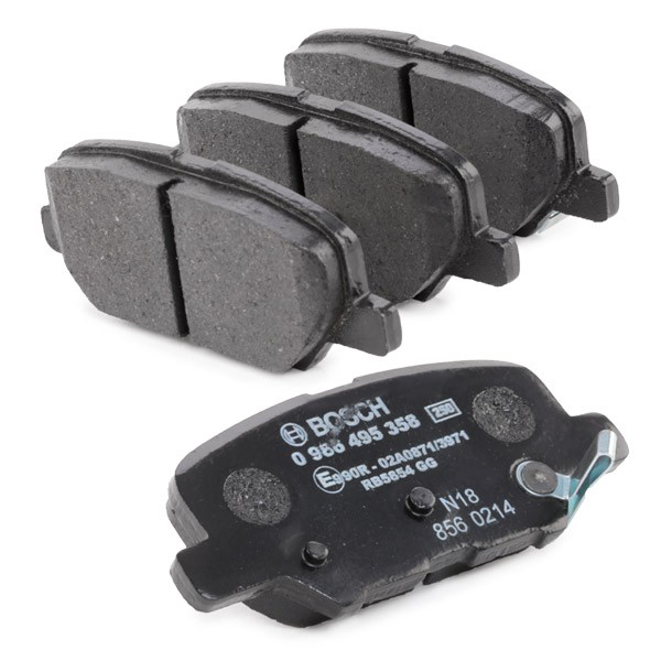 Задні гальмівні колодки Bosch 0986495358 ціна, від 24.07 USD