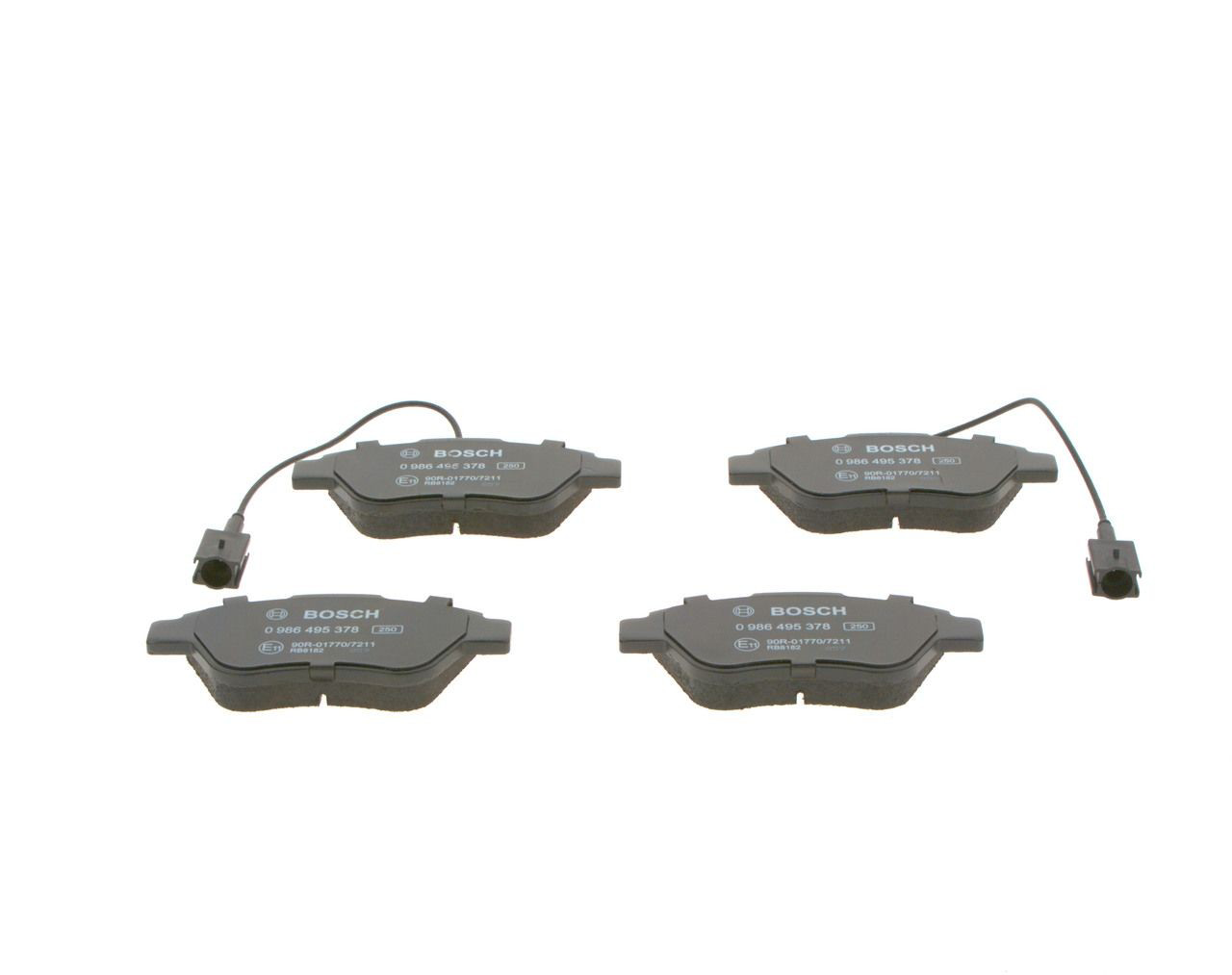 Передні тормозні колодки 0986495378 Bosch