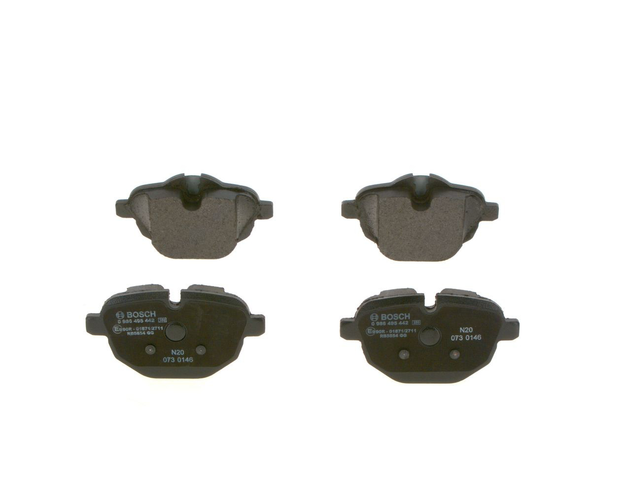 Задні дискові колодки Bosch 0986495442
