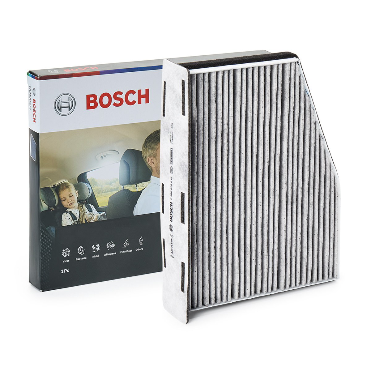 Фільтр повітряний обігрівача Bosch 0986628615 ціна, від 13.55 USD