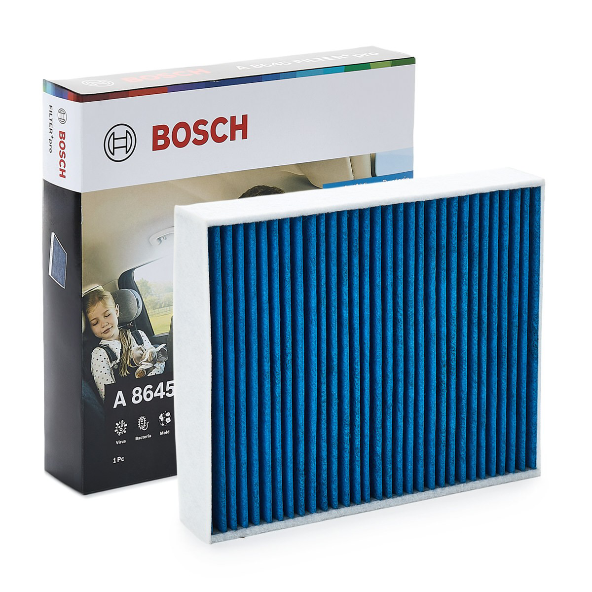 Фільтр повітряний обігрівача Bosch 0986628643 ціна, від 28.36 USD