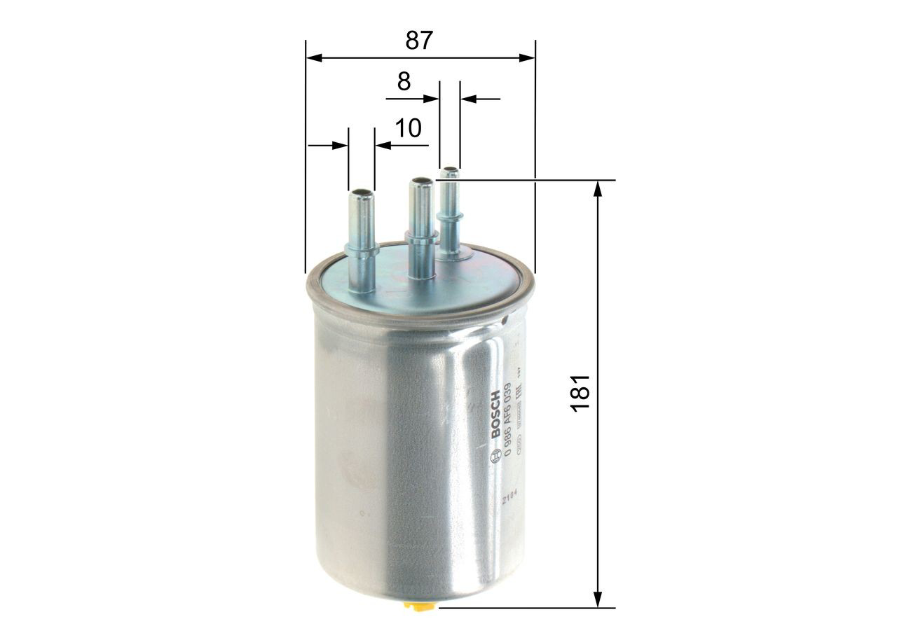 Паливний фільтр 0986AF6039 Bosch