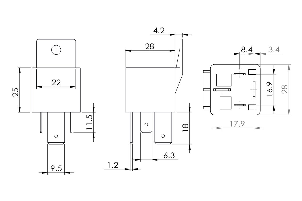 Реле електричне багатофункціональне 0986AH0080 Bosch