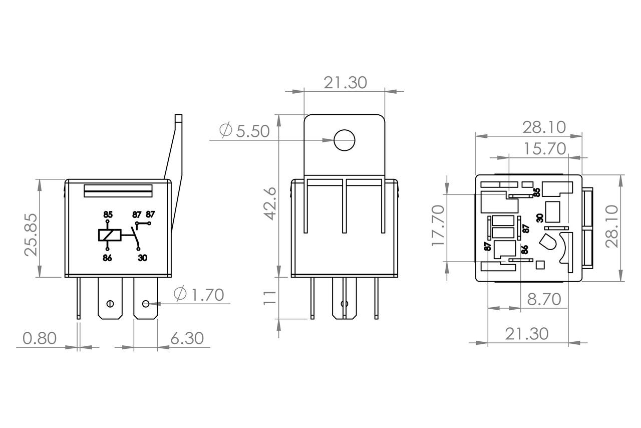 Купити 0986AH0250 Bosch Реле електричне багатофункціональне