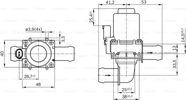 Регулюючий клапан охолоджувальної рідини Bosch 1147412208 ціна, від 118.74 USD