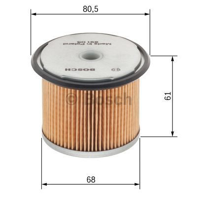 Фільтр тонкого очищення палива Bosch 1457429291 ціна, від 4.91 USD