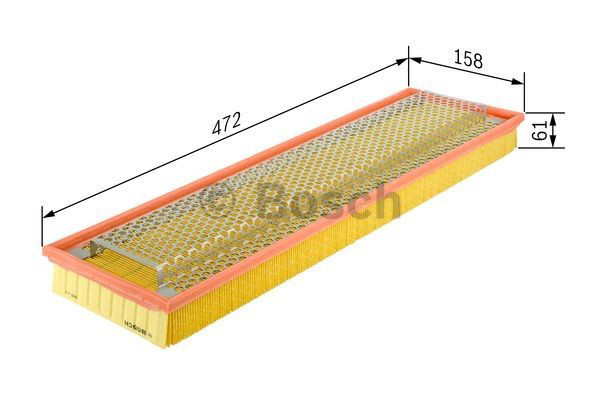Купити 1457429988 Bosch Автомобільний фільтр повітря