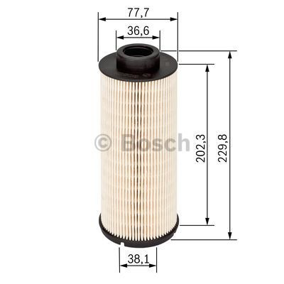Фільтр тонкого очищення палива Bosch 1457431710 ціна, від 13.93 USD