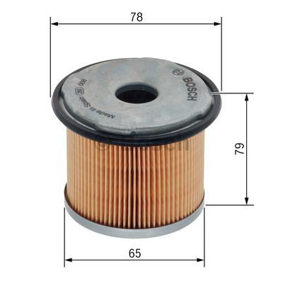 Фільтр тонкого очищення палива Bosch 1457431712 ціна, від 5.07 USD