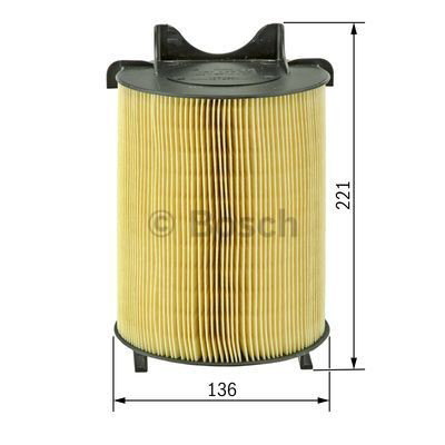 Купити 1457433576 Bosch Автомобільний фільтр повітря