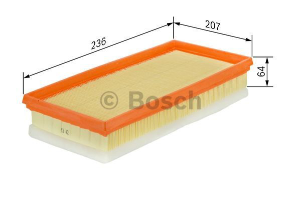 Купити 1457433583 Bosch Автомобільний фільтр повітря