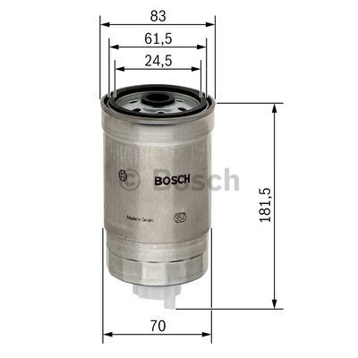 Купити 1457434184 Bosch Фільтр-відстійник палива грубої очистки