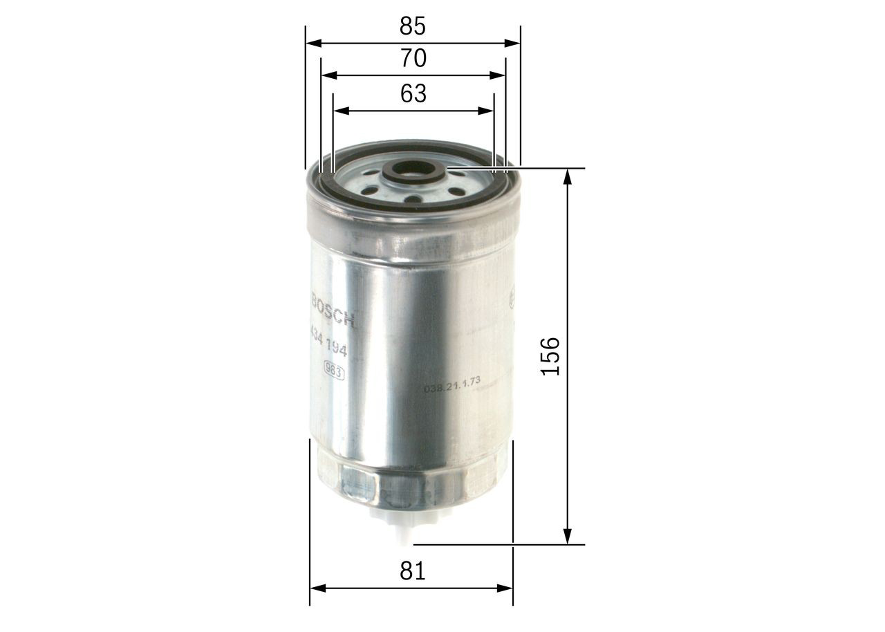 1457434194 Bosch Фільтр палива