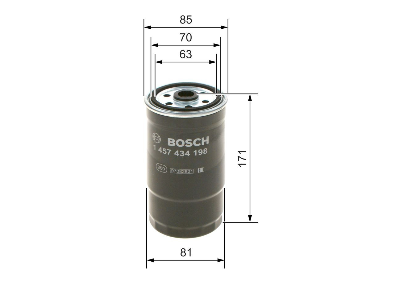 Паливний фільтр 1457434198 Bosch