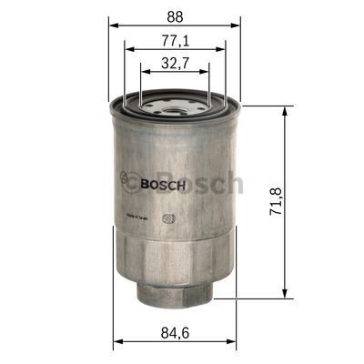 Фільтр тонкого очищення палива Bosch 1457434201 ціна, від 3.83 USD