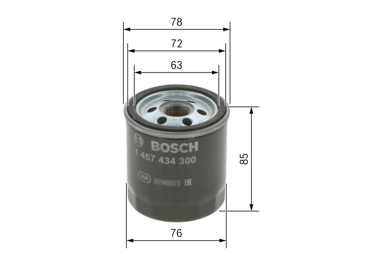Паливний фільтр 1457434300 Bosch