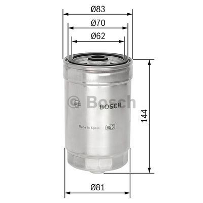 1457434314 Bosch Фільтр палива