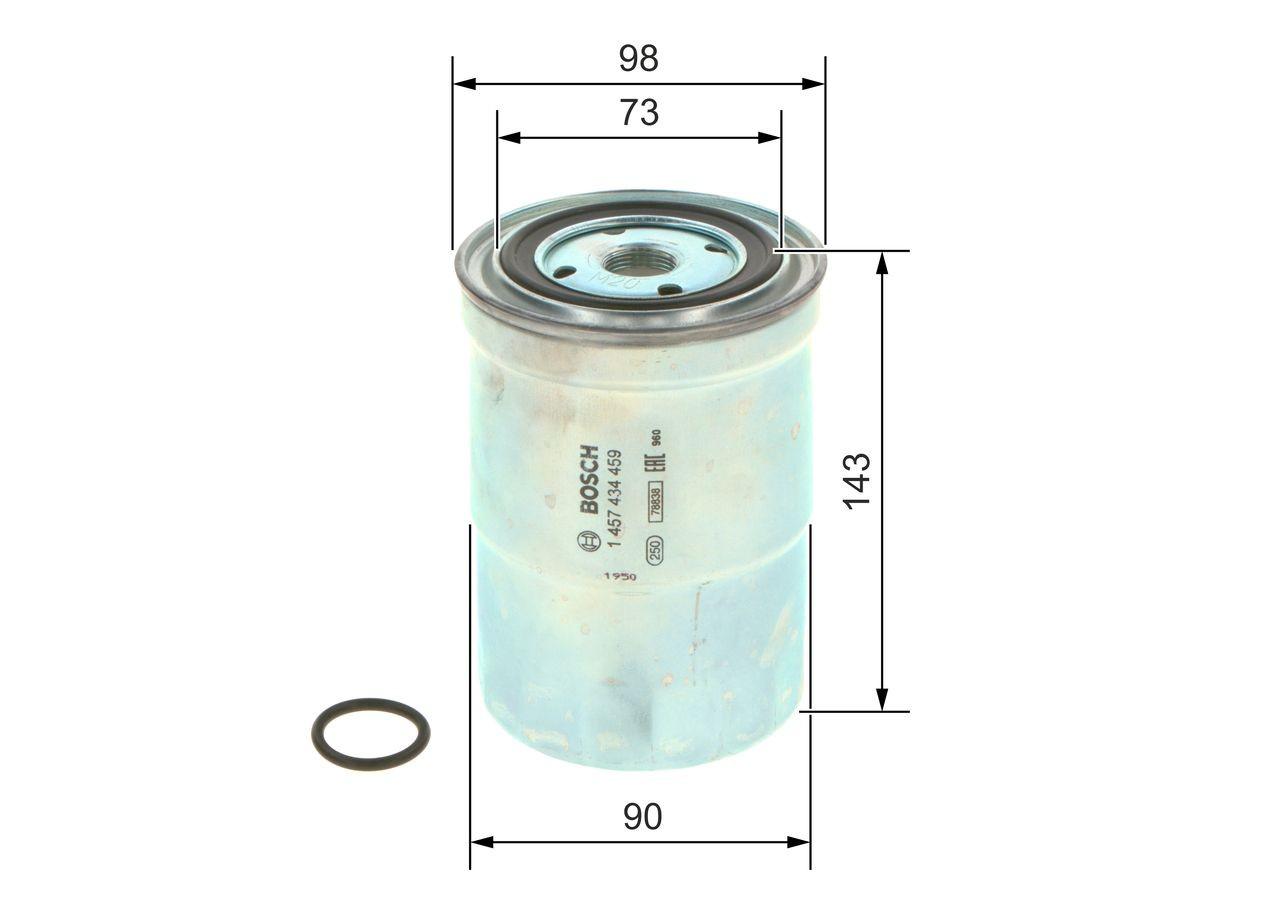 Купити 1457434459 Bosch Фільтр-відстійник палива грубої очистки