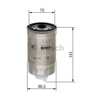 Фільтр тонкого очищення палива Bosch 1457434511 ціна, від 14.83 USD