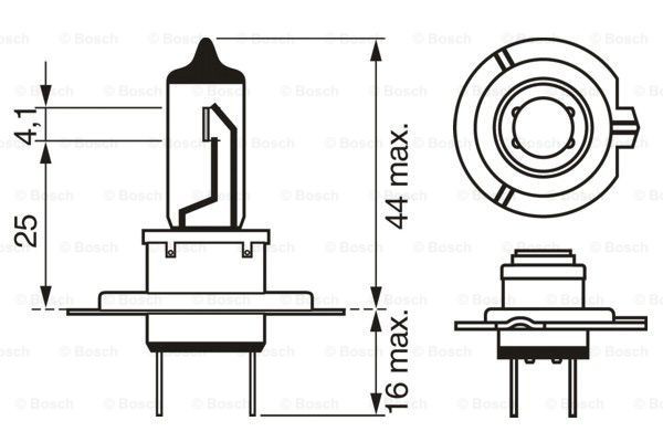Лампочка галогенна Bosch 1987302075 ціна, від 4.54 USD