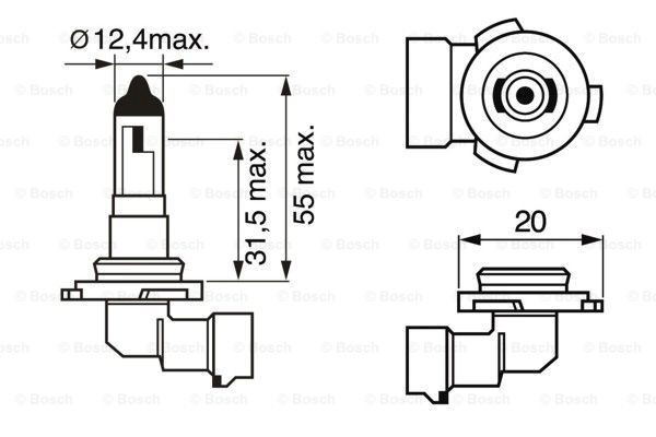 Лампочка 1987302083 Bosch