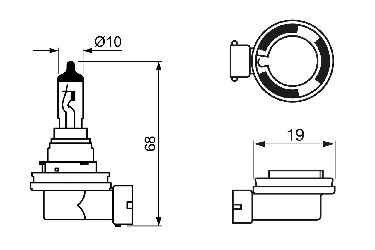 Купити 1987302089 Bosch Лампочки