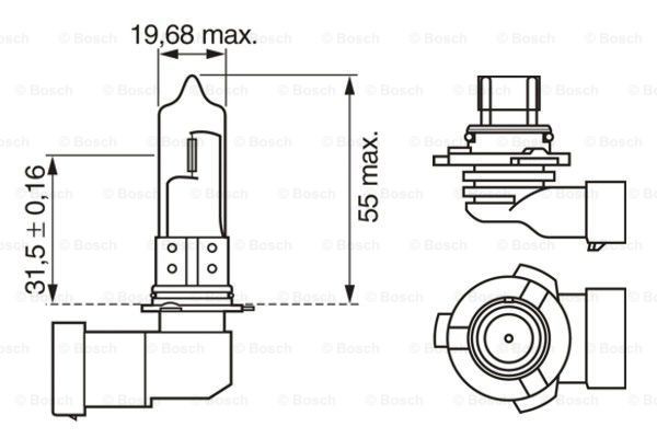 Лампочка галогенна Bosch 1987302152