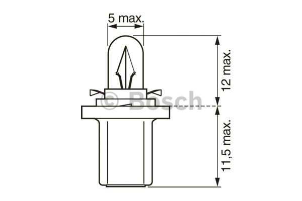 Лампа Bosch 1987302219