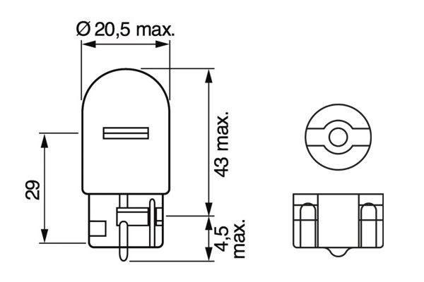 Лампа Bosch 1987302251
