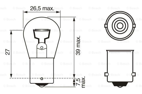 Лампи Bosch 1987302523 ціна, від 0.59 USD