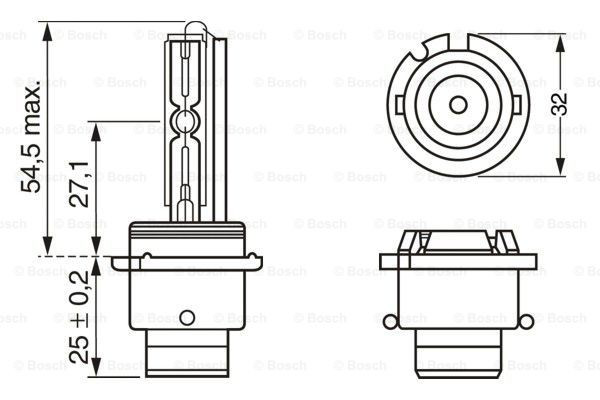 Ксенон Bosch 1987302903 ціна, від 36.79 USD