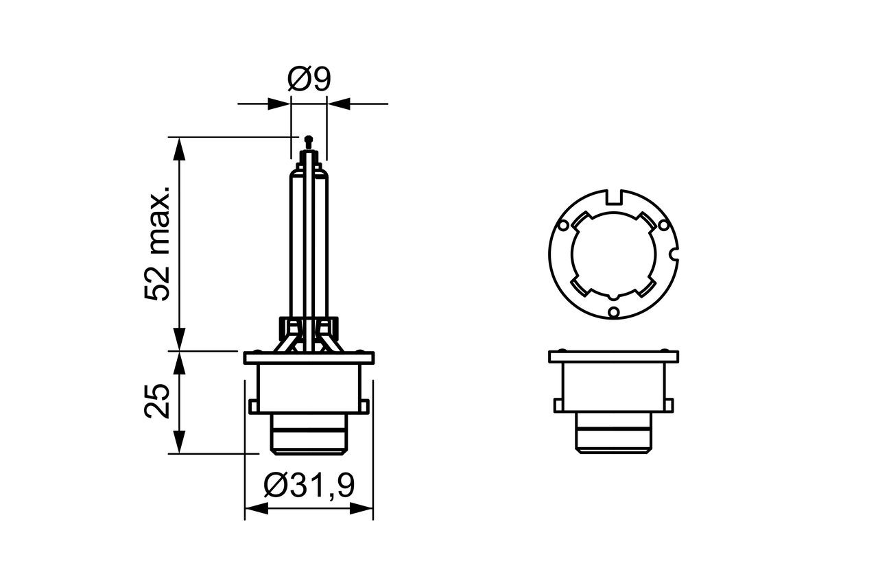 Лампочка ксеноновая Bosch 1987302906 ціна, від 48.14 USD