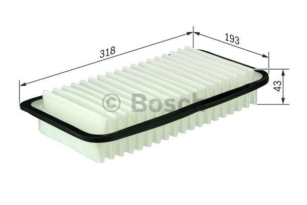 Купити 1987429187 Bosch Автомобільний фільтр повітря
