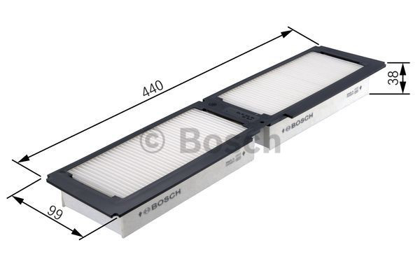 Фільтр повітряний обігрівача Bosch 1987431165 ціна, від 19.16 USD