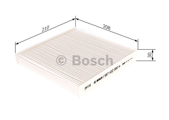 Купити 1987432080 Bosch Фільтр салону вугільний
