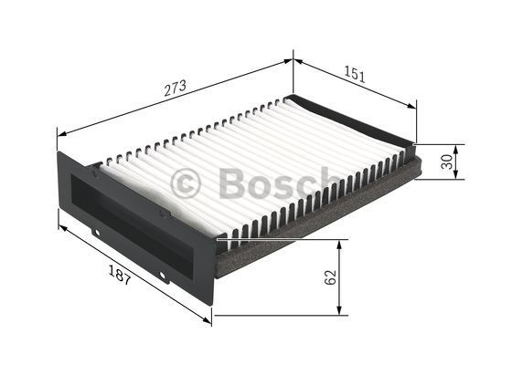 Повітряний фільтр салону Bosch 1987432210