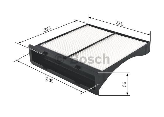 Фільтр повітряний обігрівача Bosch 1987432262 ціна, від 8.86 USD