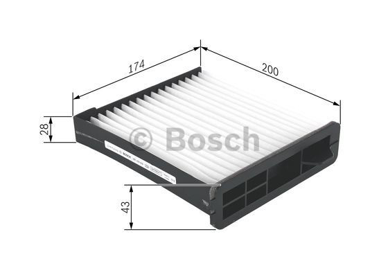 1987435009 Bosch Внутрішньосалонний фільтр