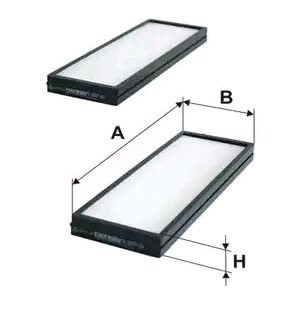 Фільтр повітряний обігрівача Bosch 1987435050 ціна, від 8.43 USD