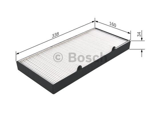 Купити 1987435063 Bosch Фільтр салону вугільний