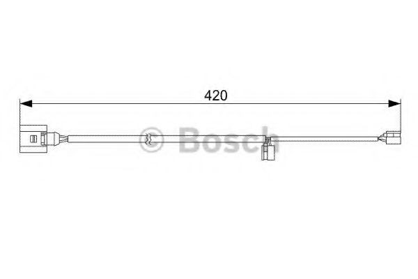 Купити 1987473012 Bosch Сигналізатор знос гальмівних колодок