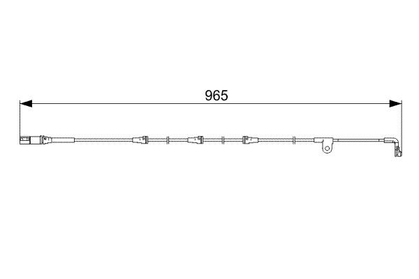 Сенсор зносу Bosch 1987473027 ціна, від 10.84 USD