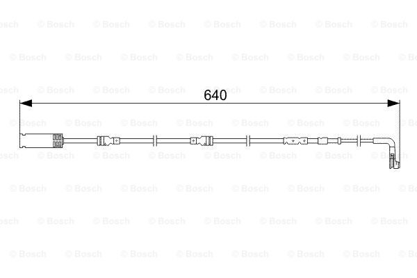 Купити 1987473045 Bosch Датчик зносу гальмівних колодок